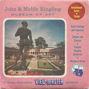 4 ANDREW - John & Mable Ringling Museum of Art - View Master 3 Reel Packet - 1950 - vintage - 398ABC-S3 Packet 3dstereo 