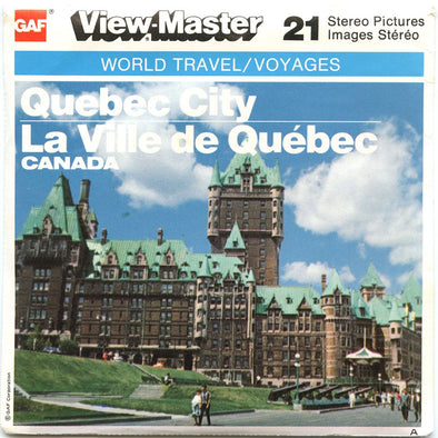 3 ANDREW - Quebec City Canada - View-Master 3 Reel Packet - views - vintage - A050C-G3A Packet 3dstereo 
