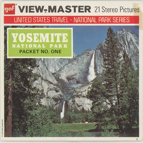 Yosemite National Park No. One - View-Master 3 Reel Packet 1970 views - vintage - A171-G3C Packet 3dstereo 