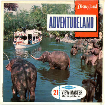Adventureland - Edition C - ViewMaster 3 Reel Packet Packet 3dstereo 