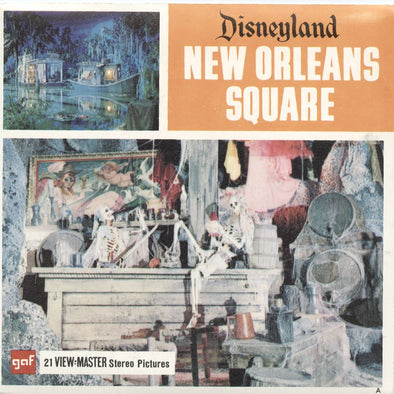 New Orleans Square - Disneyland - View-Master 3 Reel Packet - 1960s - vintage - A180-G1A Packet 3Dstereo 