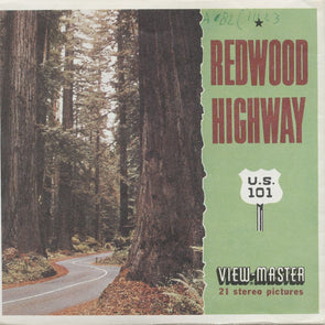 2 ANDREW - Redwood Highway - California - View-Master 3 Reel Packet - 1950s views - vintage - A182-S5 Packet 3dstereo 