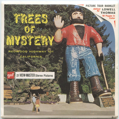 2 ANDREW - Trees of Mystery - View-Master 3 Reel Packet - 1960s - vintage - A191-G1B Packet 3dstereo 