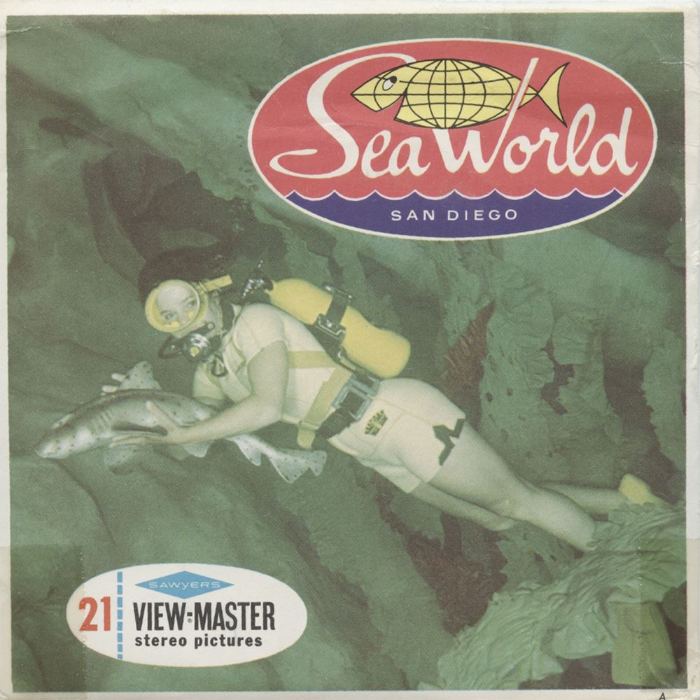 Sea World San Diego - View Master 3 Reel Packet - 1960s - vintage -  A192-S6A –