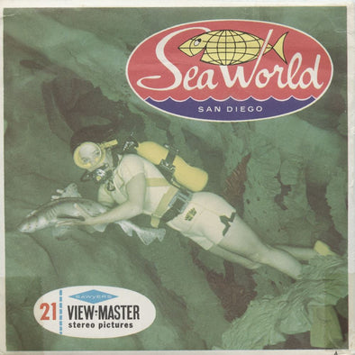 4 ANDREW - Sea World San Diego - View-Master 3 Reel Packet - 1960s - vintage - A192-S6A Packet 3dstereo 