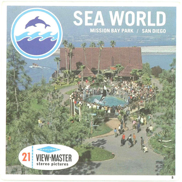 Sea World - Mission Bay Park - San Diego - View-Master 3 Reel Packet - vintage - A192-S6B Packet 3dstereo 