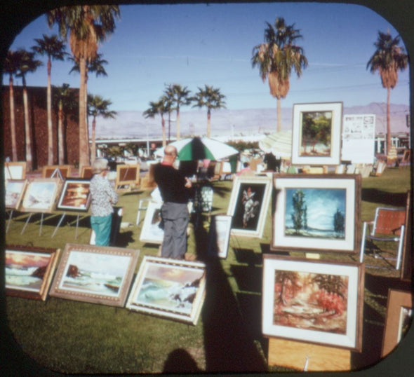 Palm Springs - California - View-Master 3 Reel Packet - 1960s views - vintage - A195-G1A Packet 3dstereo 