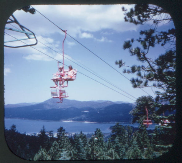 Lake Arrowhead and Big Bear Lake - View-Master 3 Reel Packet - 1970s views - vintage - A196-G1A Packet 3dstereo 