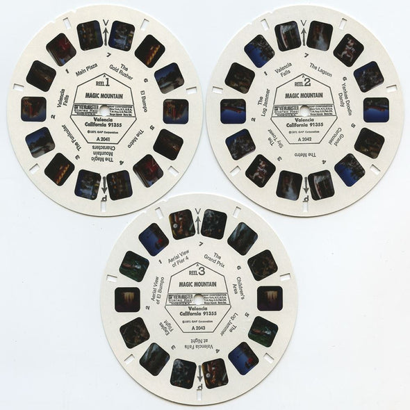 Magic Mountain - View-Master 3 Reel Packet - 1970s Views - Vintage - (zur Kleinsmiede) - (A204-G3) Packet 3dstereo 
