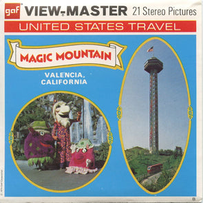 Magic Mountain - View-Master 3 Reel Packet - 1970s Views - Vintage - (zur Kleinsmiede) - (A204-G3B) Packet 3dstereo 