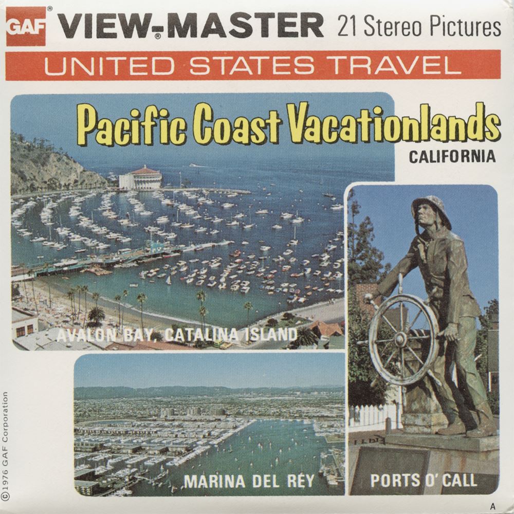 Monterey-Carmel and Big Sur Coast - View-Master 3 Reel Packet - 1971 -  vintage - A205-G3A