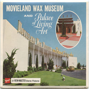 Movieland Wax Museum and Palace of Living Art - View-Master 3 Reel Packet - 1960s - vintage - A234-G1B Packet 3dstereo 