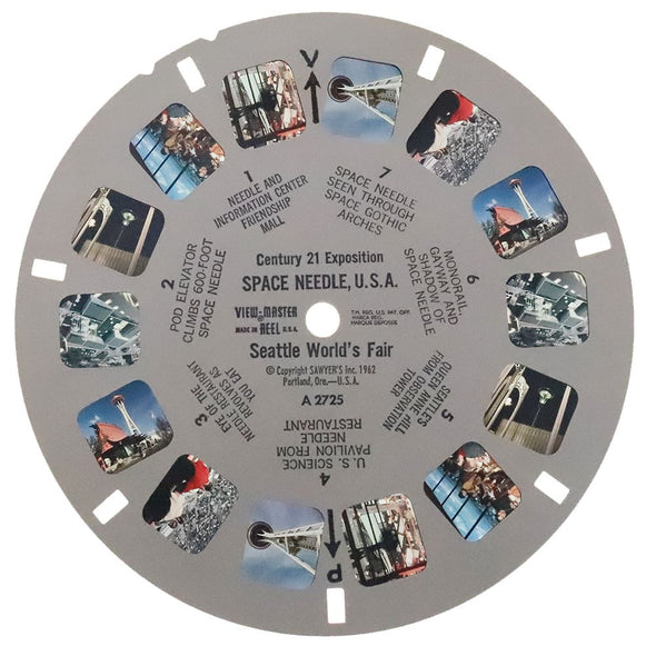 4 ANDREW - Seattle World's Fair - View-Master 5 Reel Long Pack Set - A272 - Reels only Reels 3dstereo 