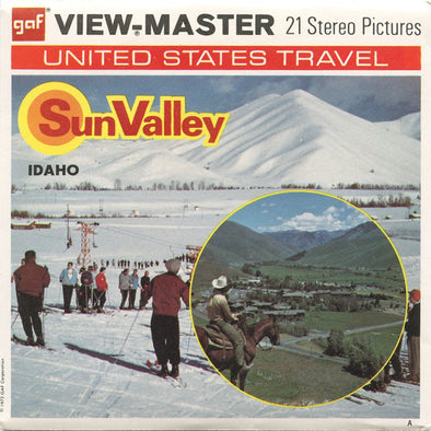 2 ANDREW - Sun Valley - Idaho - View-Master 3 Reel Packet - 1973 - vintage - A286-G3A Packet 3dstereo 
