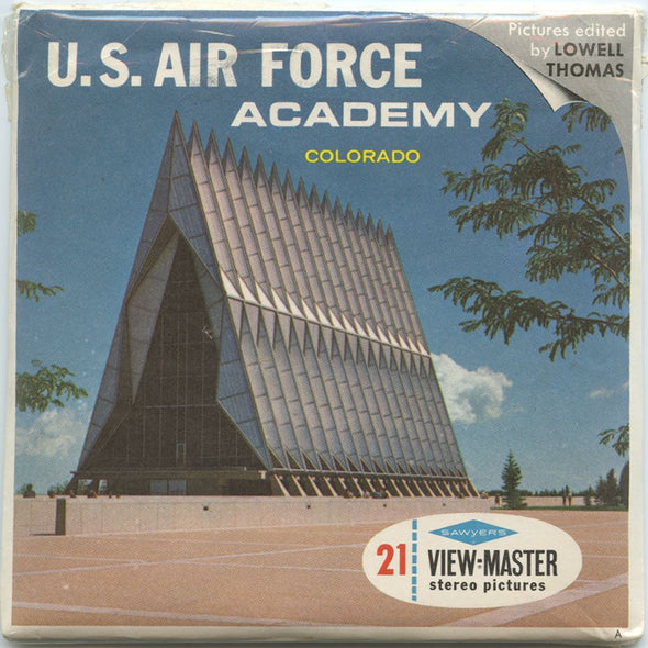 2 ANDREW - U.S Air Force Academy - View-Master 3 Reel Packet - 1960s views - vintage - A326-S6A Packet 3dstereo 