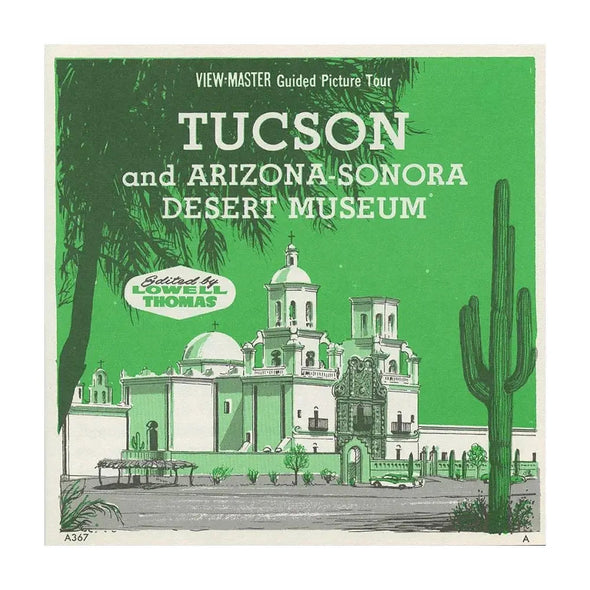 View-Master 3 Reel Packet - Tucson and Arizona, Sonora Dessert Museum - vintage - (A367-G1A)