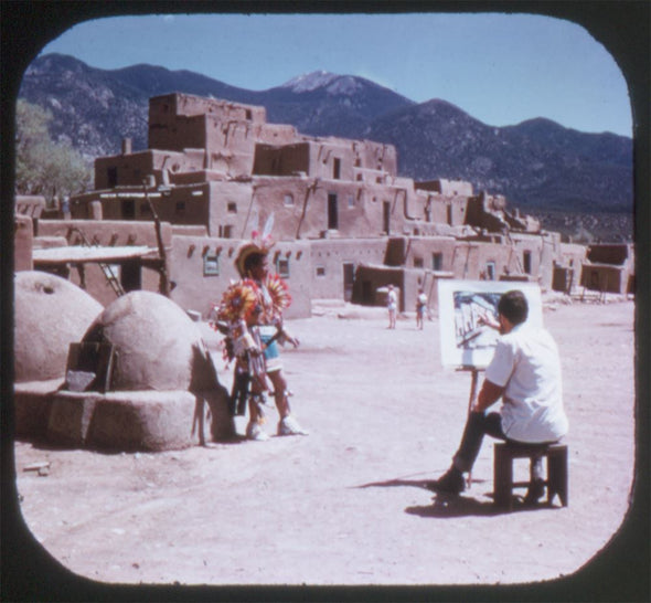 4 ANDREW - New Mexico - View-Master State 3 Reel Packet - 1957 - vintage - A375-S6 Packet 3dstereo 