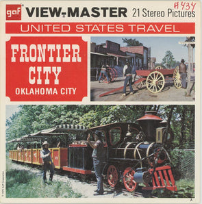 View-Master 3 Reel Packet - Frontier City - Oklahoma - Packet