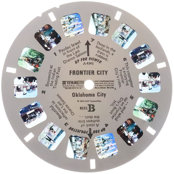 View-Master 3 Reel Packet - Frontier City - Oklahoma - REEL