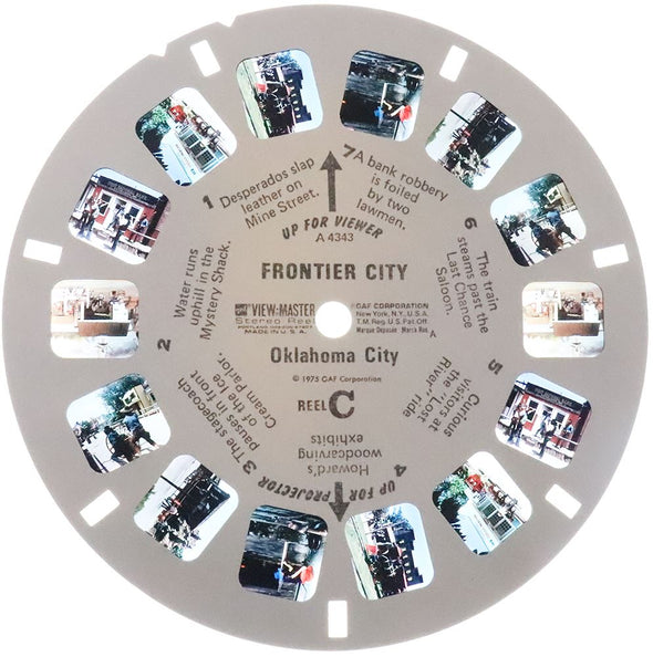 View-Master 3 Reel Packet - Frontier City - Oklahoma - REEL
