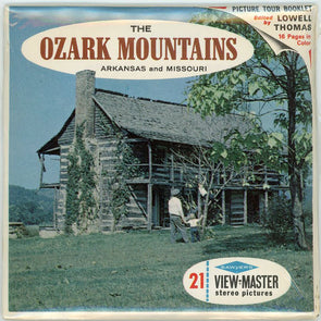 Ozark Mountains - Arkansas and Missouri - View-Master 3 Reel Packet - 1960's views - vintage - (PKT-A449-S6Mint) Packet 3dstereo 