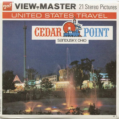 -ANDREW- Cedar Point - View-Master 3 Reel Packet - 1970's views - vintage (A598-G3B) Packet 3dstereo 