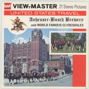 Anheuser - Busch Brewery - View-Master - 3 Reel Packet - 1970 views - vintage - A460 Packet 3dstereo 