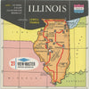 Illinois - State Tour Series - View-Master 3 Reel Map Packet - 1960s - vintage - A550-S6A Packet 3dstereo 
