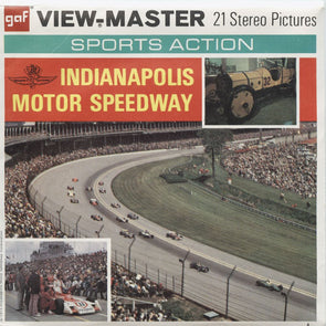 ANDREW - Indianapolis Motor Speedway - View-Master 3 Reel Packet - 1973 - (A571-G3A) Packet 3dstereo 