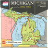 4 ANDREW - Michigan - State Tour Series - View Master 3 Reel Map Packet - 1960s - vintage - A580-G1A Packet 3dstereo 