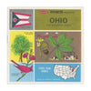 Ohio - State Tour Series - View-Master 3 Reel Map Packet - 1960s - vintage - A595-S6A Packet 3dstereo 