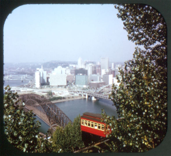 Pennsylvania - State Tour Series - View-Master 3 Reel Map Packet - 1960s - vintage - A630-S6A Packet 3dstereo 