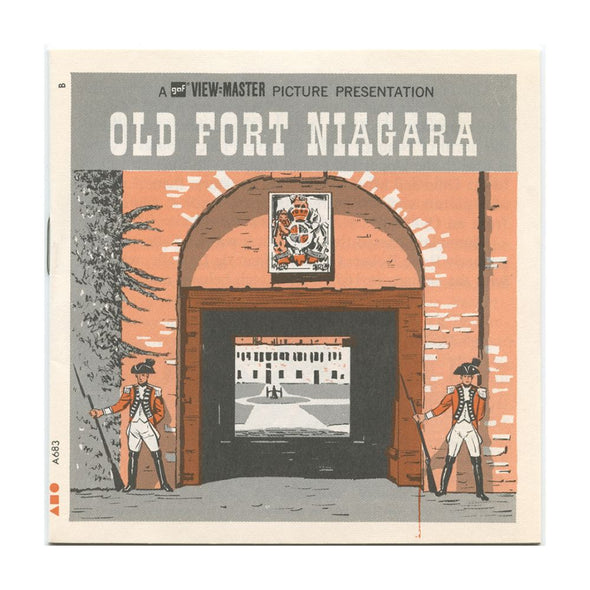 2 - ANDREW - Old Fort Niagara - View-Master 3 Reel Packet - 1970s vintage - A683 Packet 3dstereo 