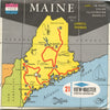 Maine - State Tour Series - View-Master 3 Reel Map Packet - 1960s - vintage - A715-S6A Packet 3dstereo 