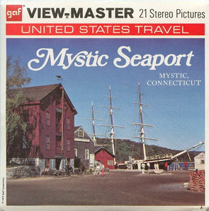 View-Master 3 Reel Packet - Mystic Seaport - Connecticut - vintage - (A751-G3A)