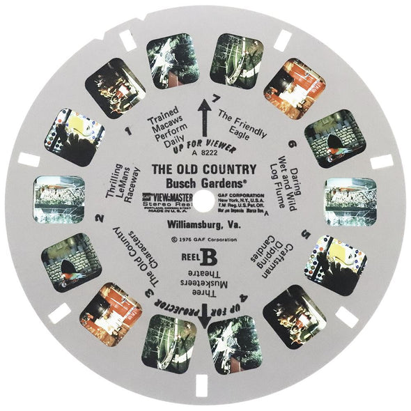 The Old Country - View-Master 3 Reel Packet - 1970s views - vintage - A822-G5A Packet 3Dstereo 
