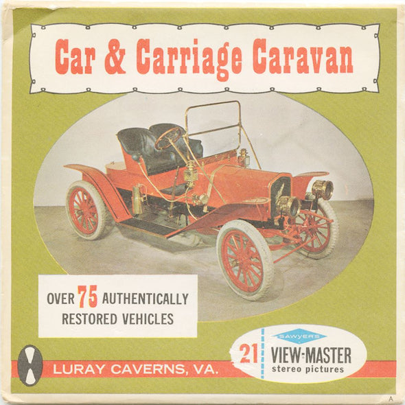 4 ANDREW - Car and Carriage Caravan - View Master 3 Reel Packet - vintage - A830-S6A Packet 3dstereo 