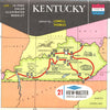 Kentucky - State Tour Series - View-Master 3 Reel Map Packet - 1960s - vintage - A845-S6A Packet 3dstereo 