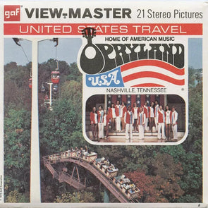 -ANDREW- Opryland U.S.A - View-Master 3 Reel Packet - 1970's - vintage (A878-G3A) Packet 3dstereo 