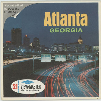 View-Master 3 Reel Packet - Atlanta Georgia - Packet