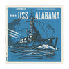 Battleship U.S.S. Alabama - View-Master 3 Reel Packet - 1960s - vintage - A927-G1A Packet 3dstereo 