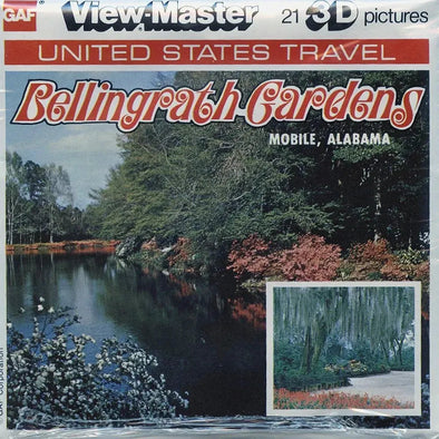 -ANDREW- Bellingrath Gardens - View-Master 3 Reel Packet - 1960s views - vintage (A930-G6) Packet 3dstereo 