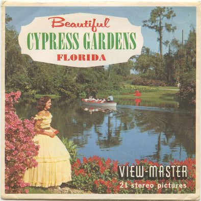 Beautiful Cypress Gardens - View-Master 3 Reel Packet - 1960s views - vintage - A961-S5 Packet 3Dstereo 