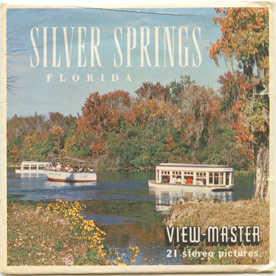 Silver Springs Florida - View-Master 3 Reel Packet - 1960s views - vintage - A962-S5 Packet 3Dstereo 