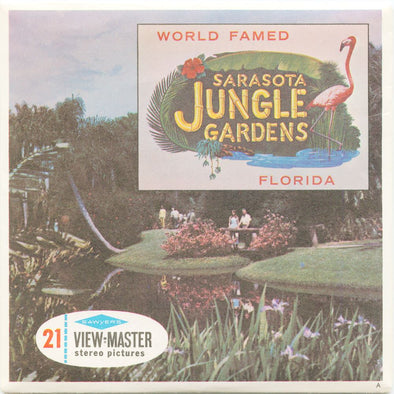 Sarasota Jungle Gardens - View Master 3 Reel Packet - vintage - A978-S6A Packet 3dstereo 