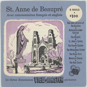 St Anne de Beaupre - View - Master 3 Reel Packet - 1950's view - vintage - (PKT-ANNE-S3MNT) Packet 3dstereo 