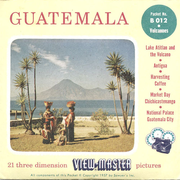 3 ANDREW - Guatemala - View-Master 3 Reel Packet - 1957 views - vintage - B012-S4 Packet 3dstereo 
