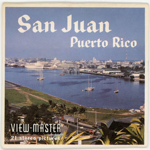 San Juan Puerto Rico - View-Master 3 Reel Packet - 1960's views - vintage - (PKT-B040-S5A) Packet 3dstereo 