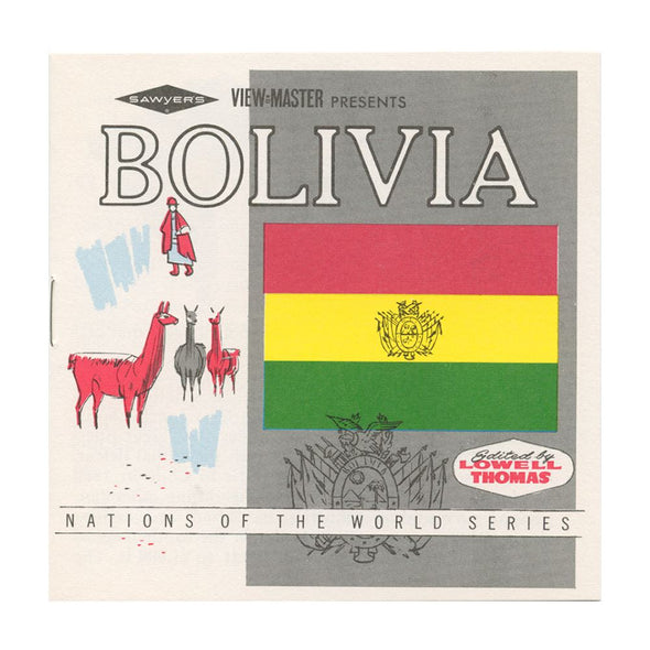 Bolivia - View Master 3 Reel Packet - vintage - B082-S6A Packet 3dstereo 