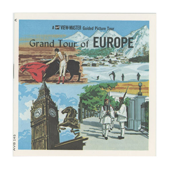 4 ANDREW - Grand Tour of Europe - View-Master 3 Reel Packet - vintage - B145-G3A Packet 3dstereo 